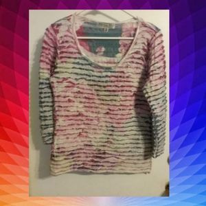 VINTAGE TY-DYE LONG SLEEVES  TOP
